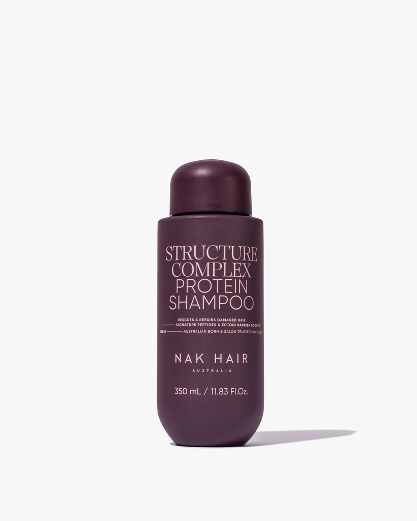 Signature structure complex protein shampoing